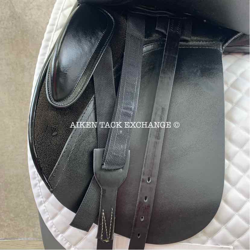**SOLD** 2016 Passier Sirius Dressage Saddle, 18" Seat, Medium Tree with FRT-System, Wool Flocked Panels