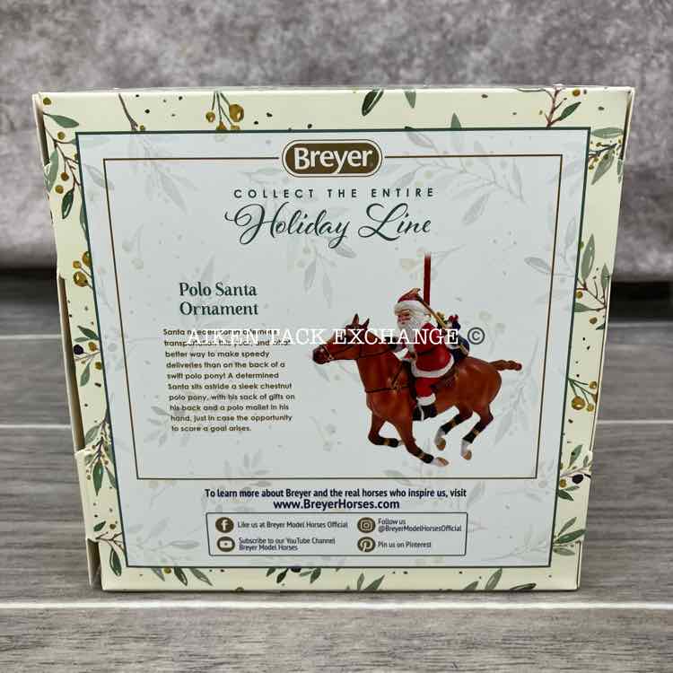 Breyer Polo Santa Ornament