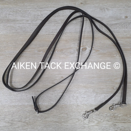 Flat Leather Draw Reins