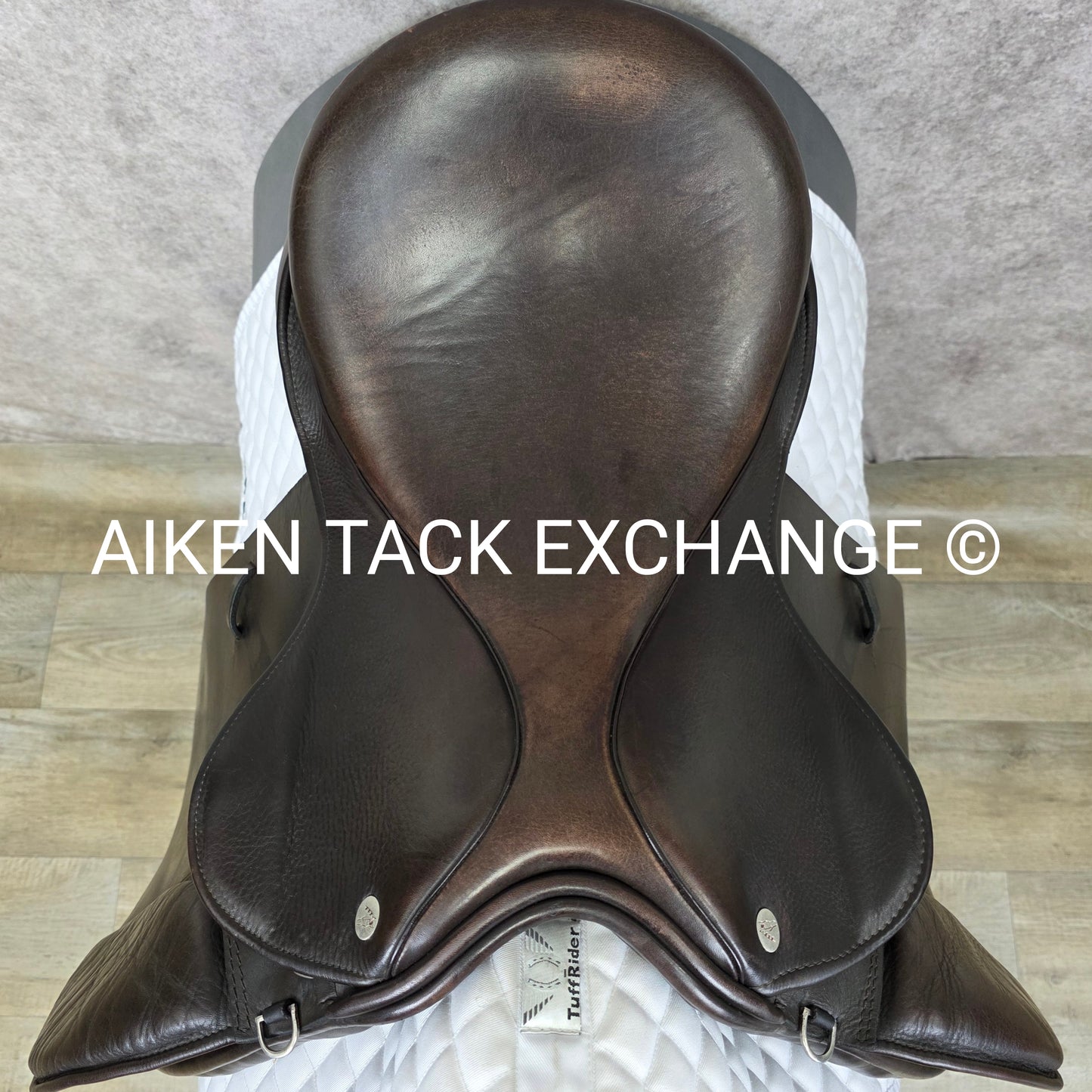 **SOLD** Legacy All Purpose Saddle, 17.5" Seat, Extra Wide Tree, Wool Flocked Panels