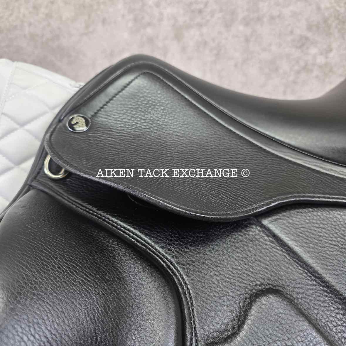 2023 Morgenroth Orpheu Dressage Saddle, 17" Seat, M/MW Tree, Wool Flocked Panels
