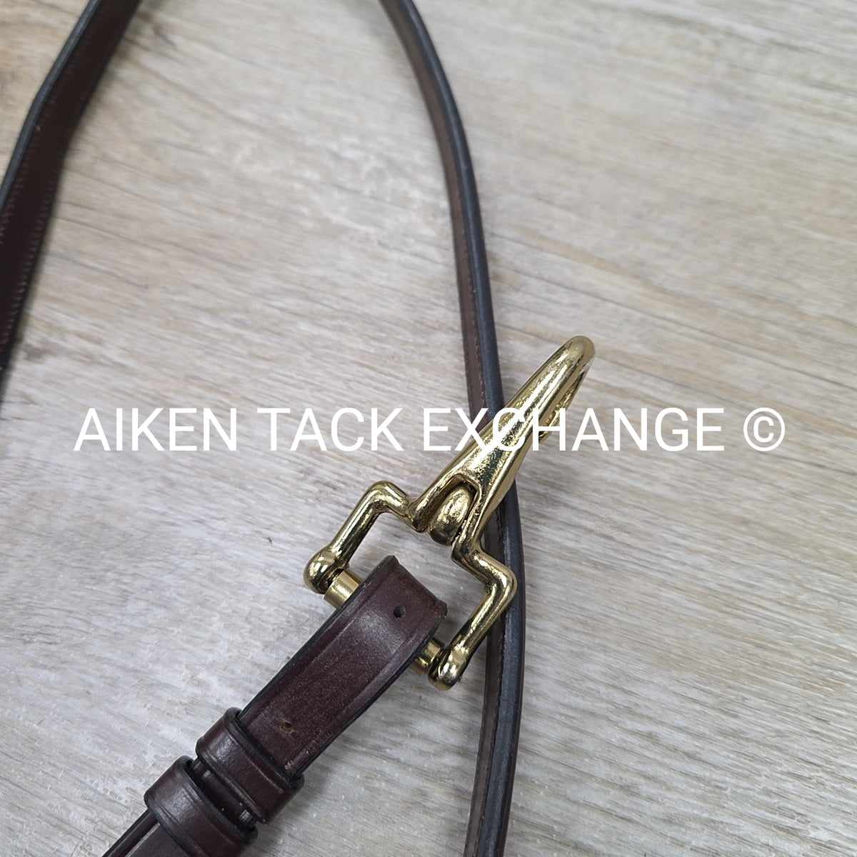 Fancy Stitched Standing Martingale, Brown, Size X-Full