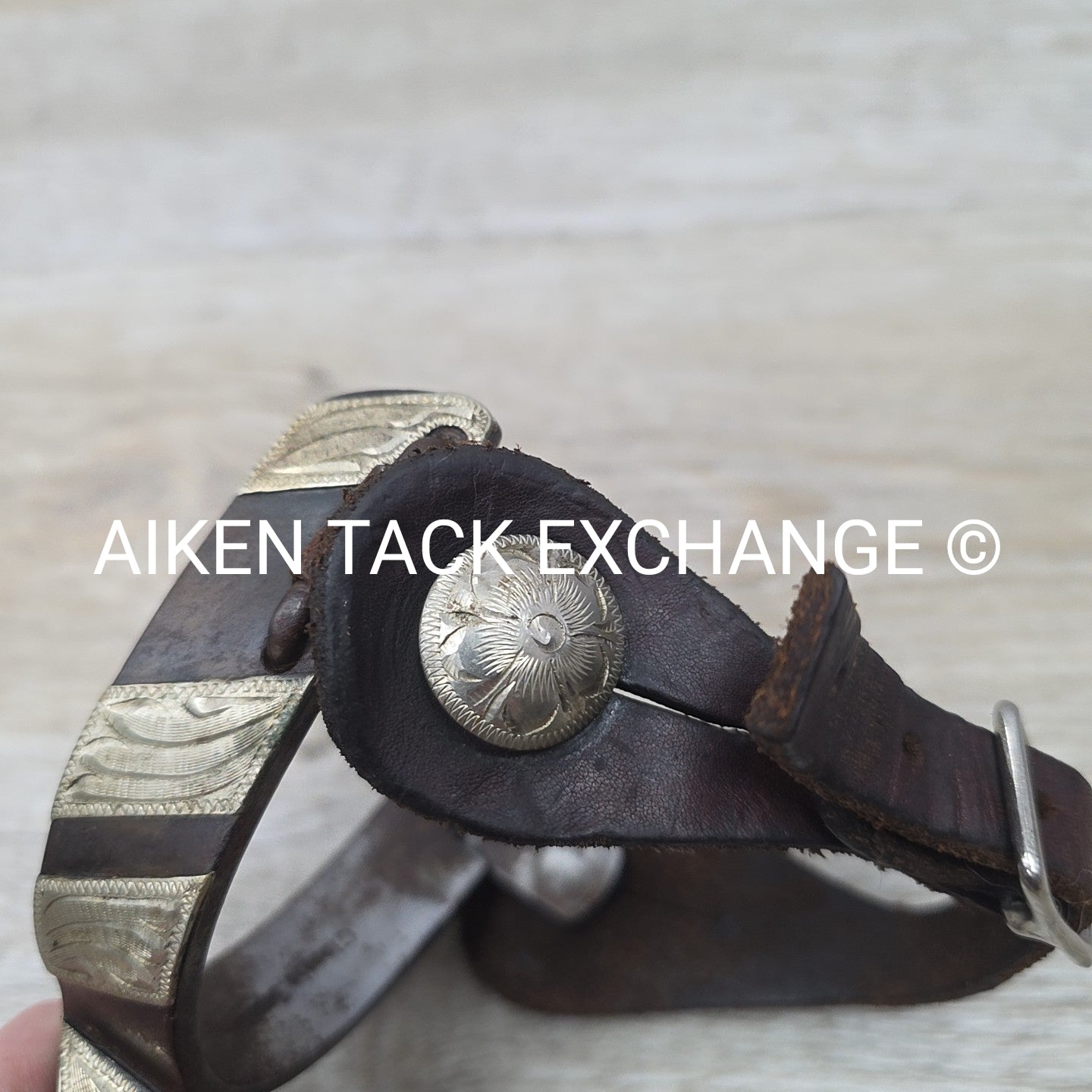 Classic Equine Cowboy Series Spurs with Chap Guard & Leather Spur Straps