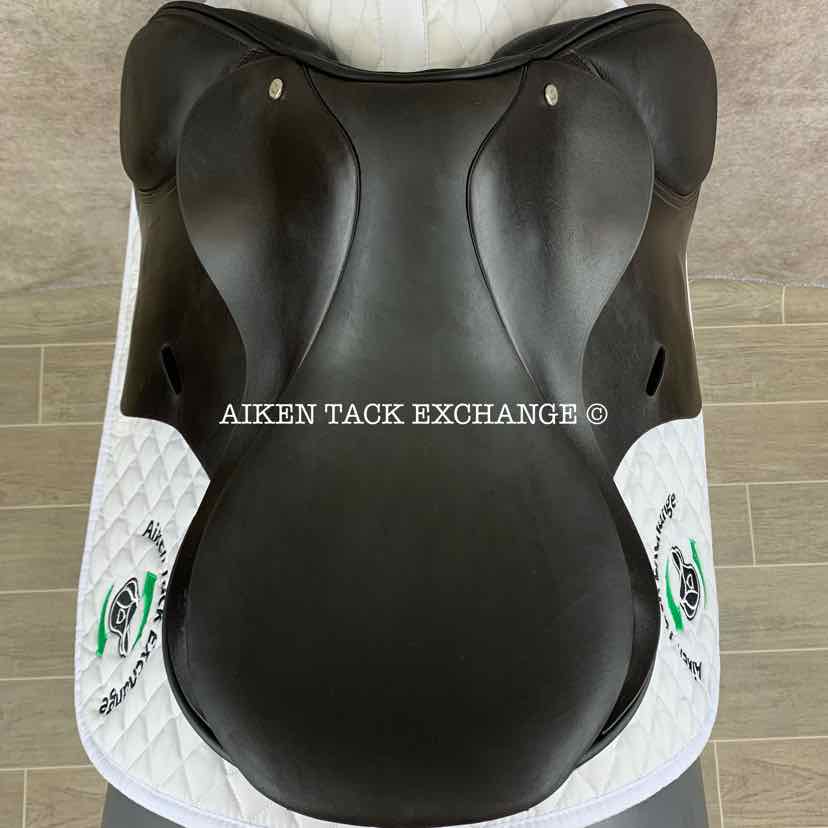 2017 Stackhouse Close Contact Jump Saddle, 16.5" Seat, Short Flap, Medium Narrow