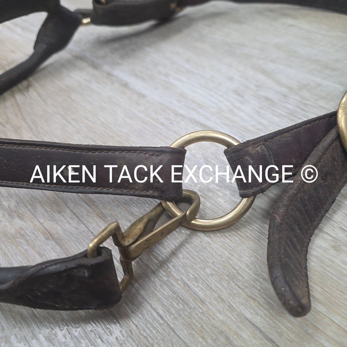BARGAIN BUNDLE: 2 Leather Halters, Brown, Size Full