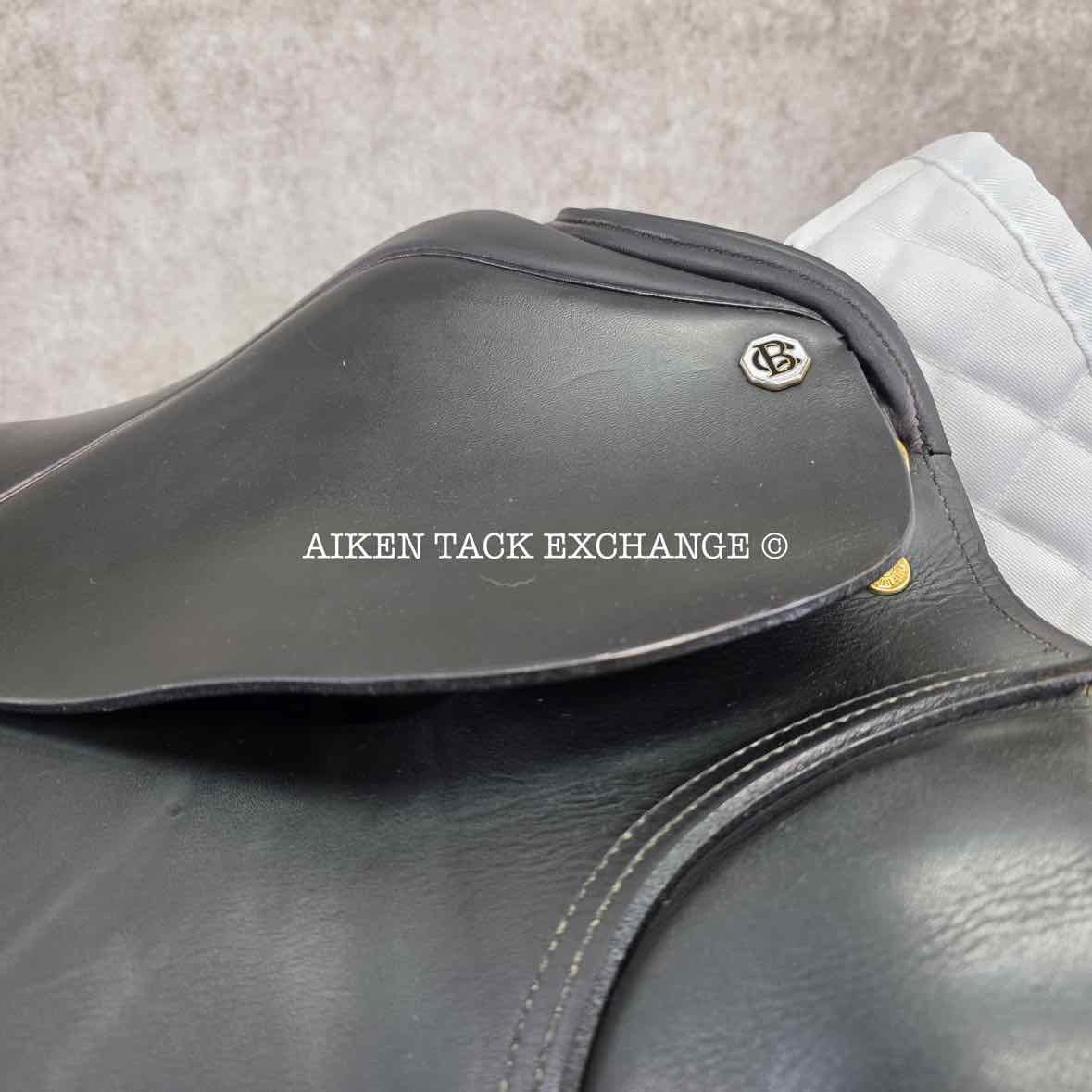 Cliff Barnsby Luxus Dressage Saddle, 17.5" Seat, Medium Tree, Wool Flocked Panels