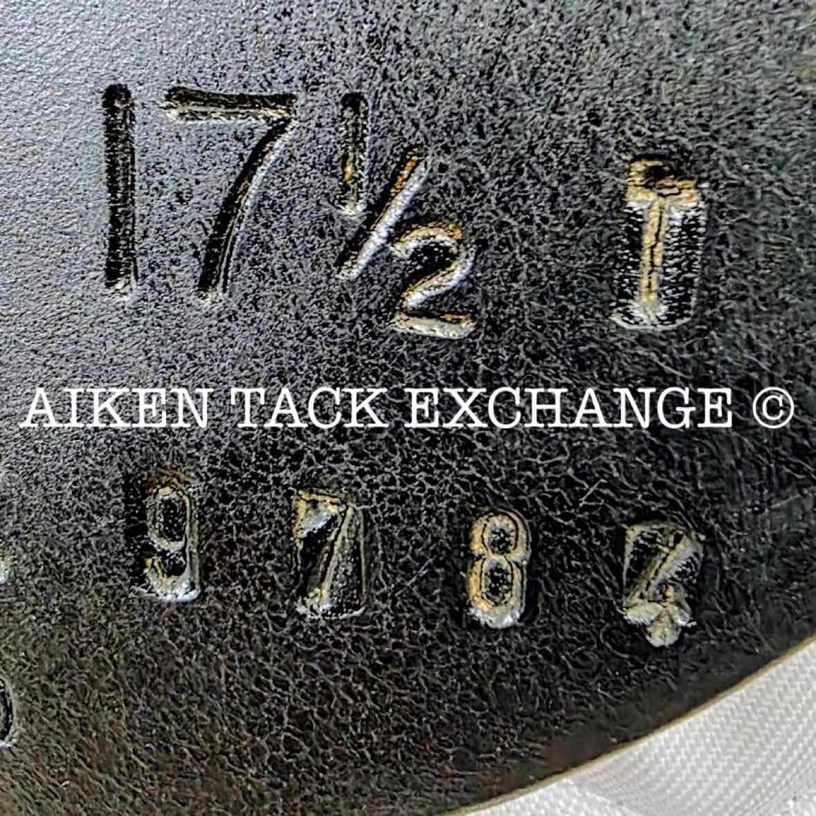 2007 Black Country Eloquence Dressage Saddle, 17.5" Seat, Medium Wide Tree, Wool Flocked Panels