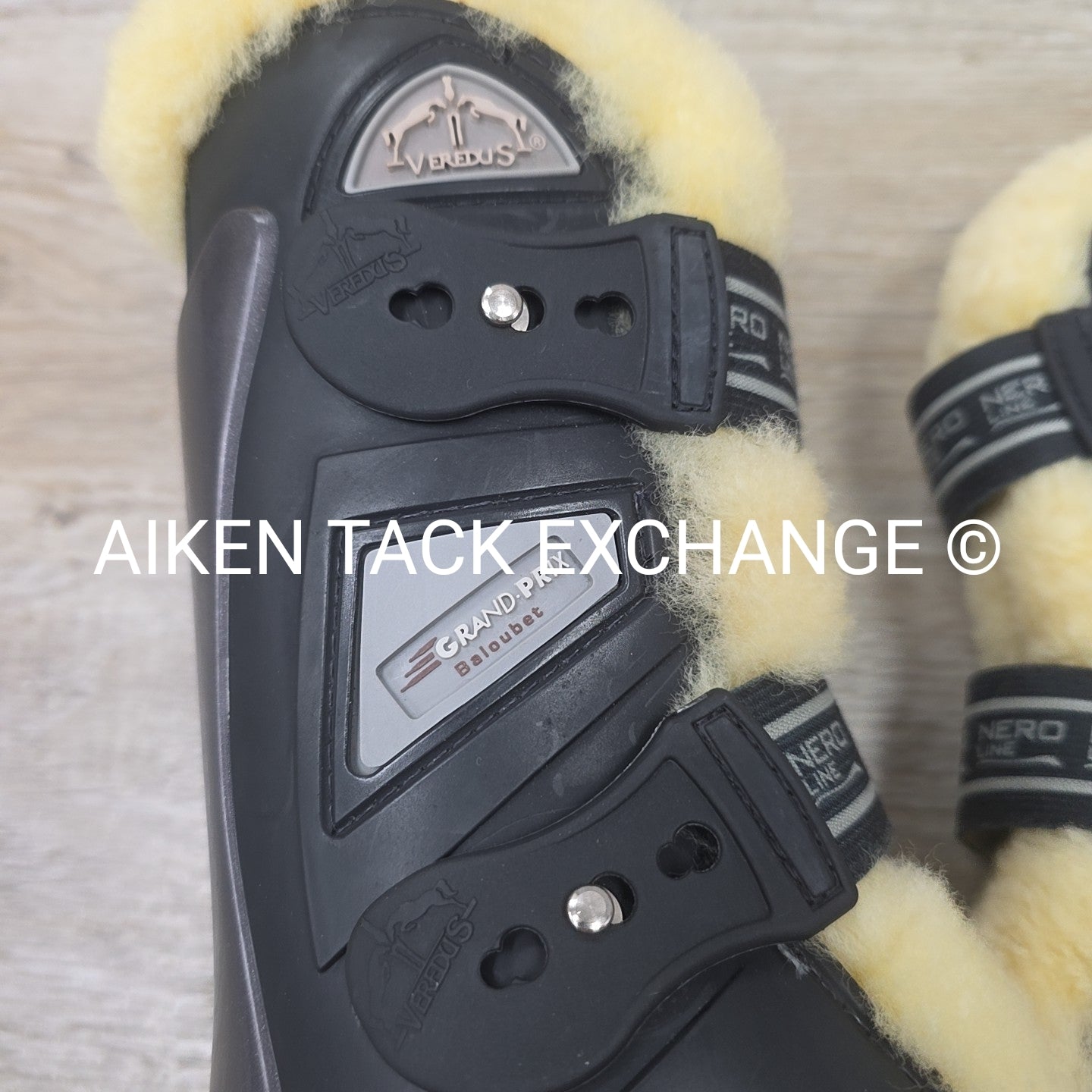 Veredus Nero Line Grand Prix Baloubet Sheepskin Tendon Boots, Size Large