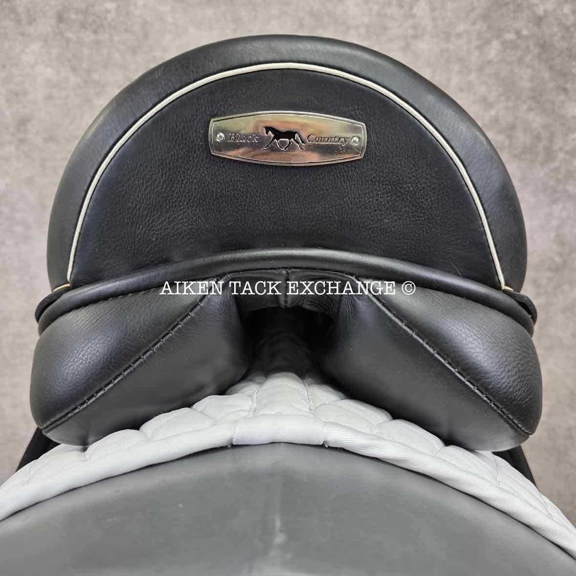 2021 Black Country Carlow Dressage Saddle, 18" Seat, Medium Wide Tree, Wool Flocked Panels