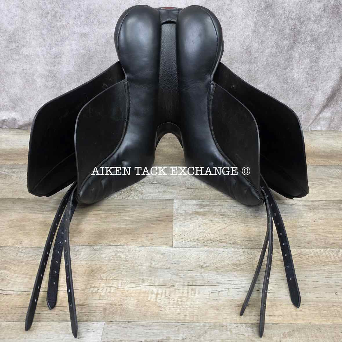 2012 Hastilow Concept Dressage Saddle, 17" Seat, Adjustable Tree - Changeable Gullet, Wool Flocked Panels