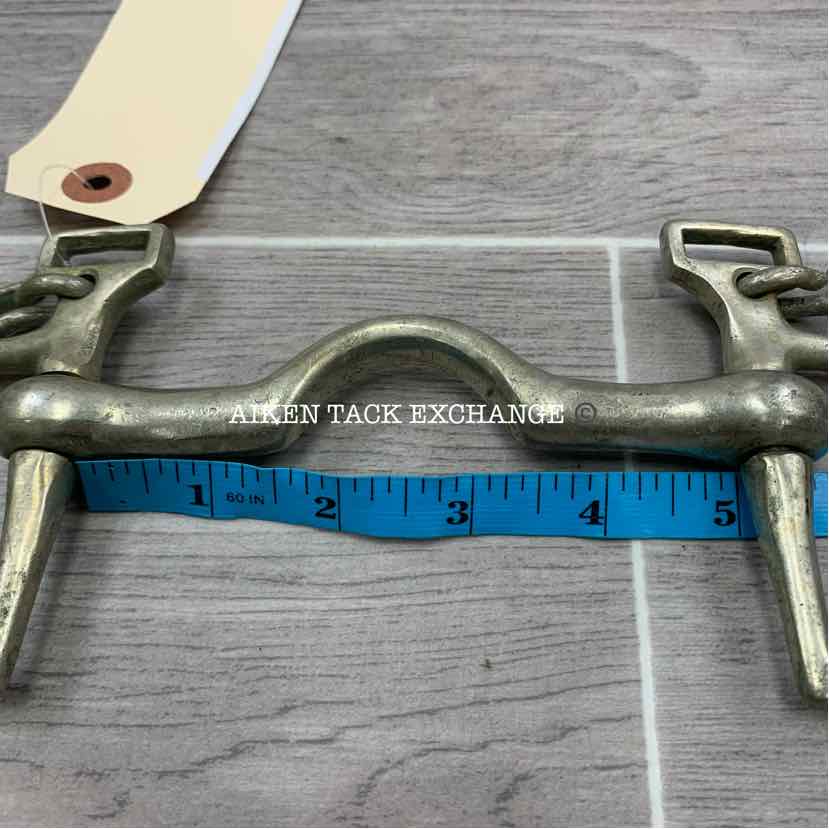 Never Rust Mullen Mouth Kimberwick Bit 5" (No Curb Chain)