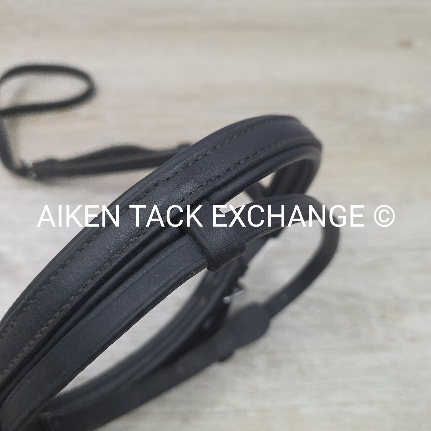 Nunn Finer Padded Plain Flash Noseband, Black, Oversize