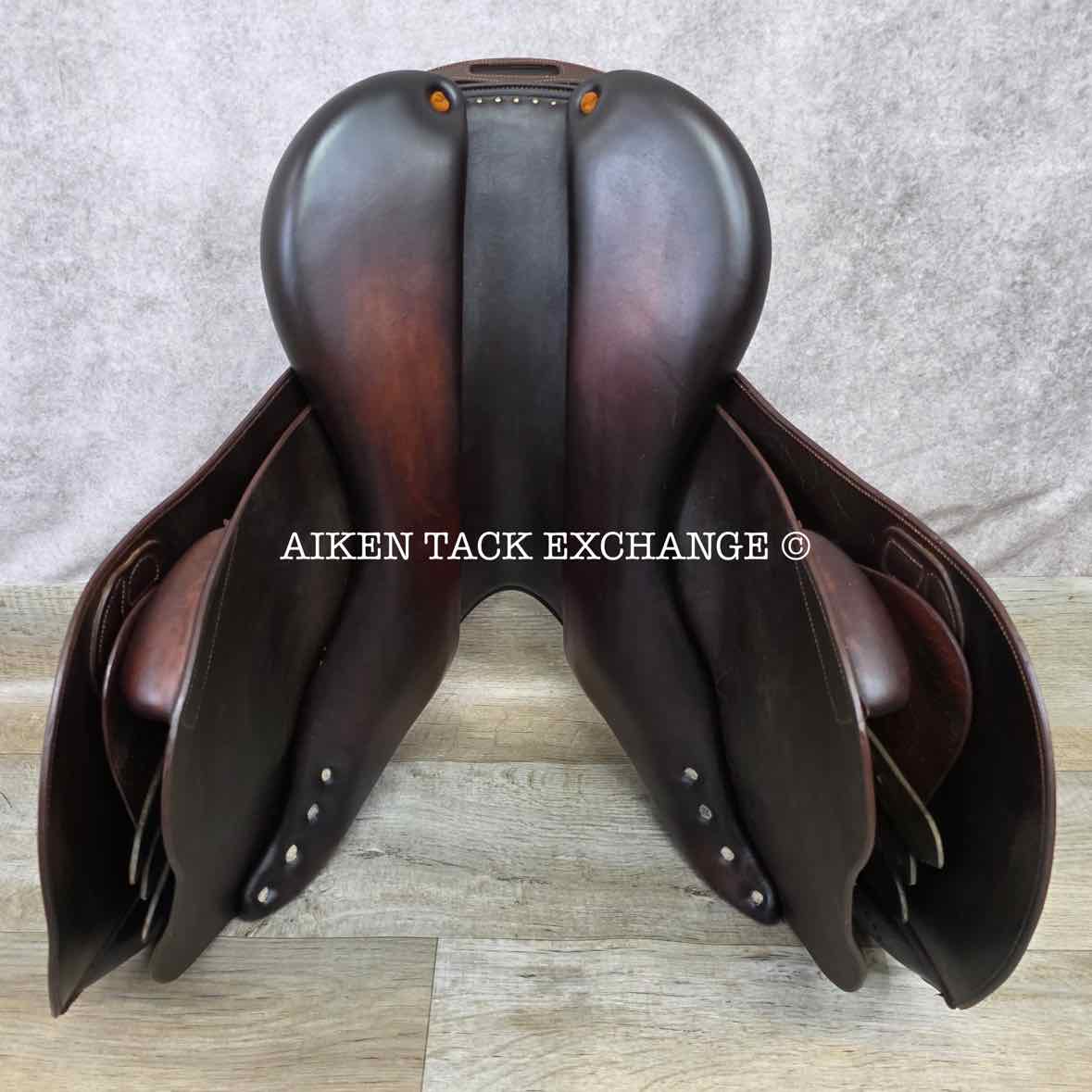 **SOLD** 2014 Bruno Delgrange Virtuose Jump Saddle, 17.5" Seat, 5X Flap, Medium Tree, Foam Panels
