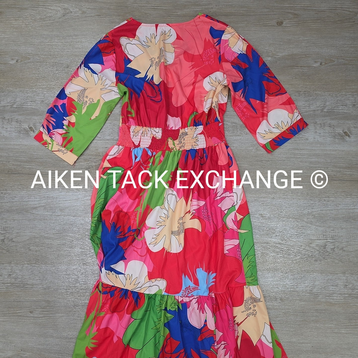Short Sleeve Long Dress, Size Medium
