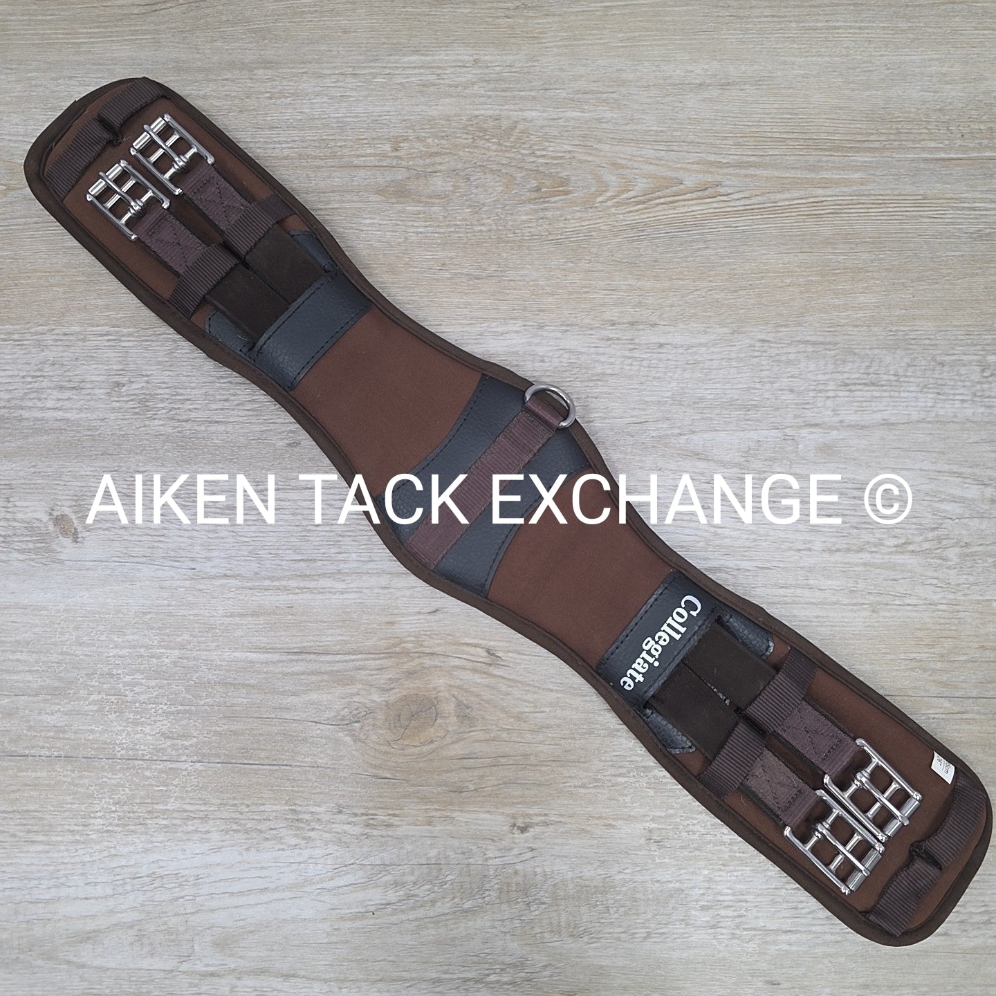 Collegiate Memory Foam Dressage Girth, Brown, 26"