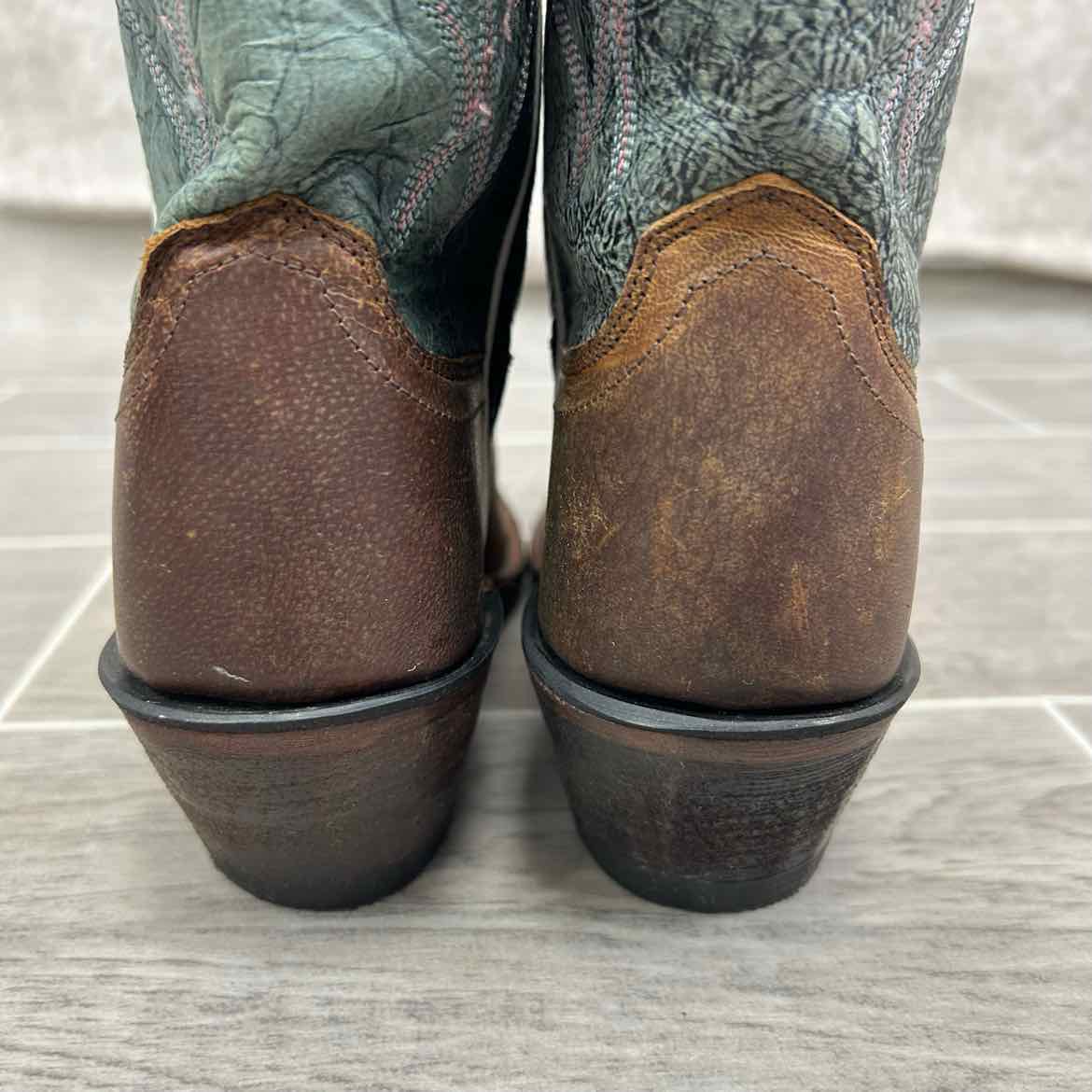 Old West Western Boots, Size 7.5