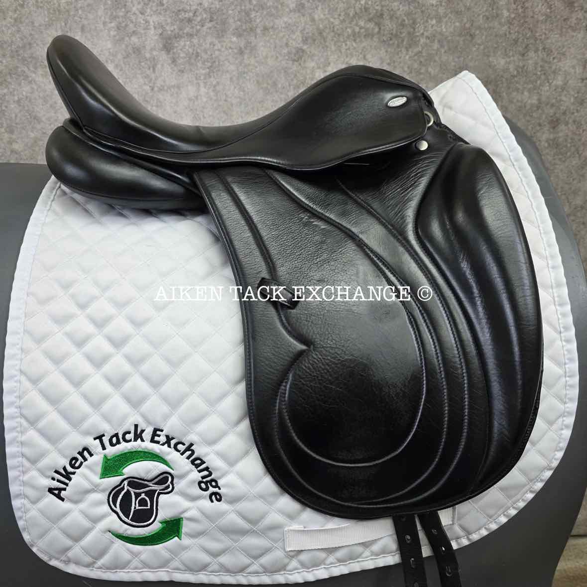 Marcel Toulouse Alissa Platinum Genesis Dressage Saddle, 17.5" Seat, Adjustable Tree, Wool Flocked Panels