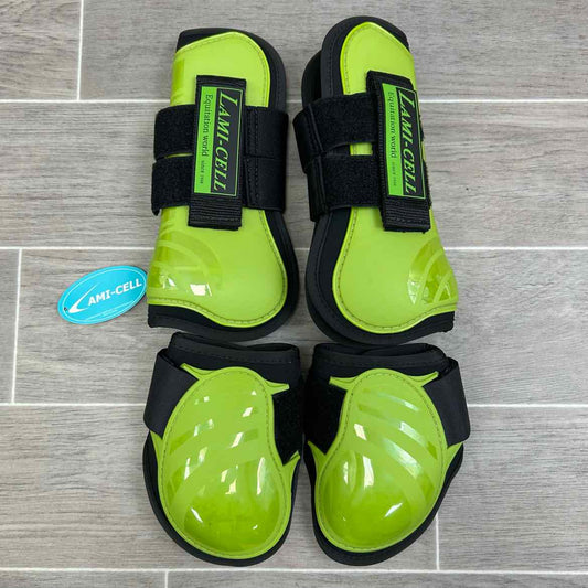 Lami-Cell Open Front Tendon Boot & Hind Fetlock Boot Set, Size Full