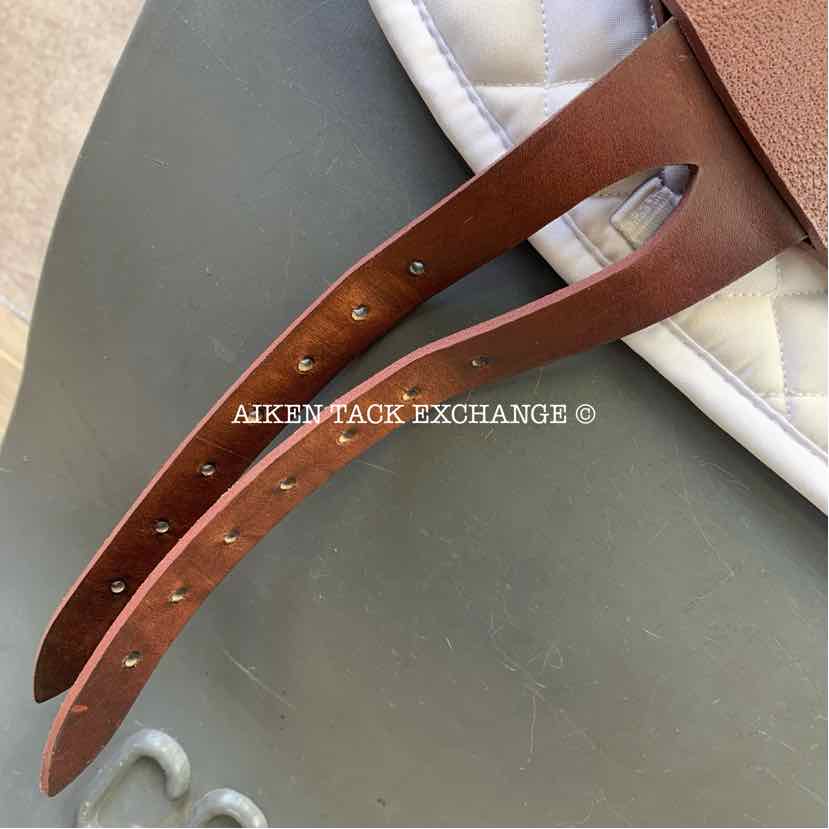 2023 Devoucoux Chiberta K Monoflap Jump Saddle, 16.5" Seat, 0KA Flap, Medium Tree, D3D Panels, Full Buffalo Leather