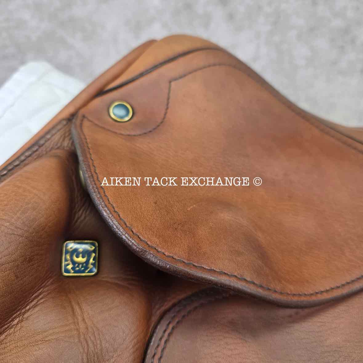 2012 Stubben Zaria Deluxe Jump Saddle, 17.5" Seat with Biomex, 30cm Tree - MW, Foam Panels