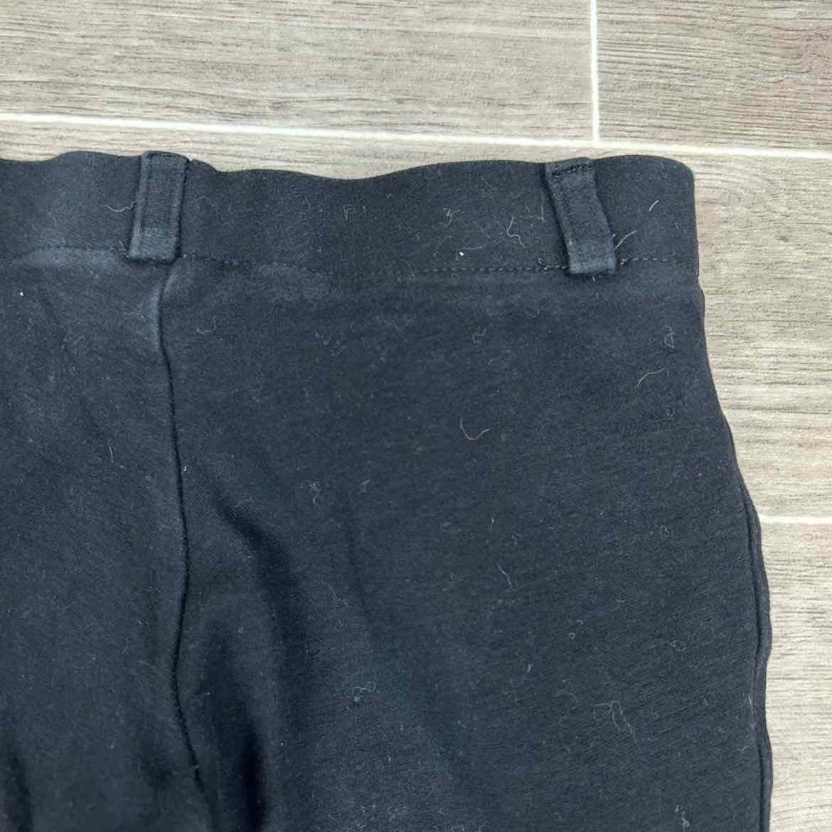 TuffRider Starter Low Rise Pull On Knee Patch Tights, Size 14