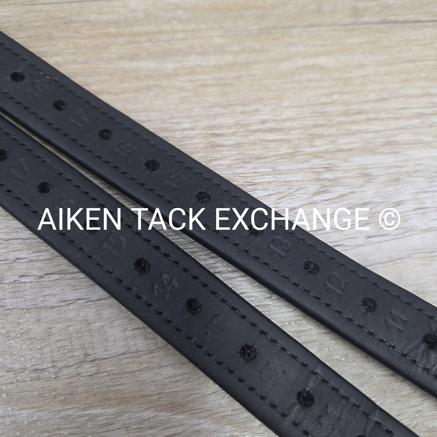 Amerigo Stirrup Leathers, Black, 60"