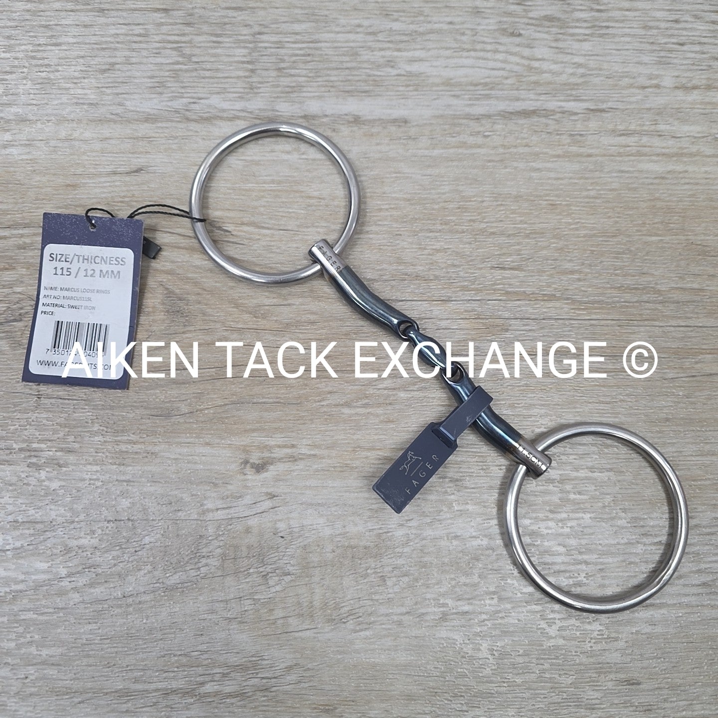 Fager Marcus Sweet Iron Double Joint Loose Ring Bit 4.5"