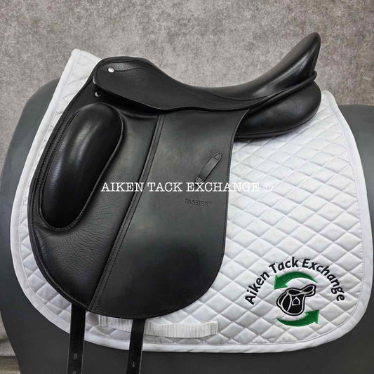 2023 Passier Evo-D Monoflap Dressage Saddle, 17.5" Seat, Medium Wide Tree, Wool Flocked Panels