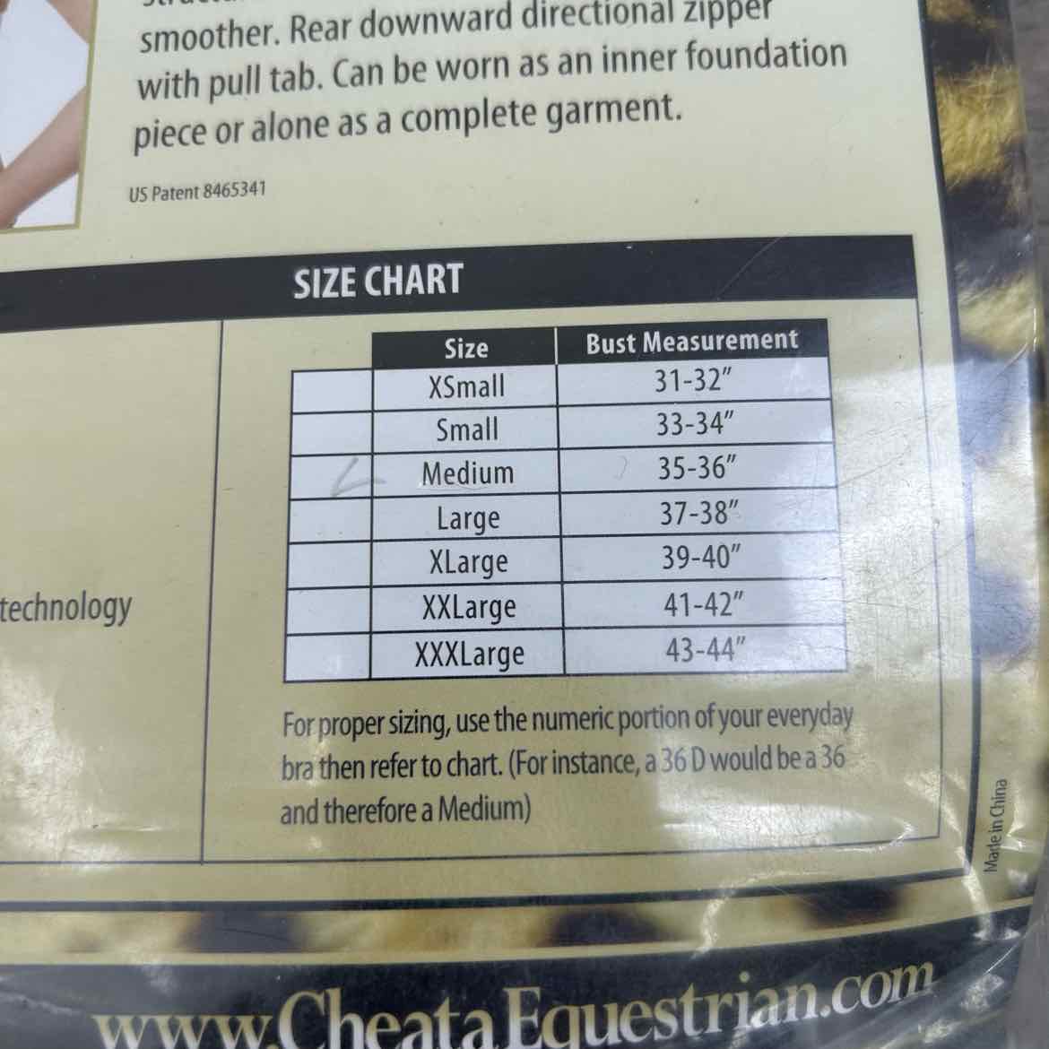 Cheata Trotter Compression Bra, Size Medium