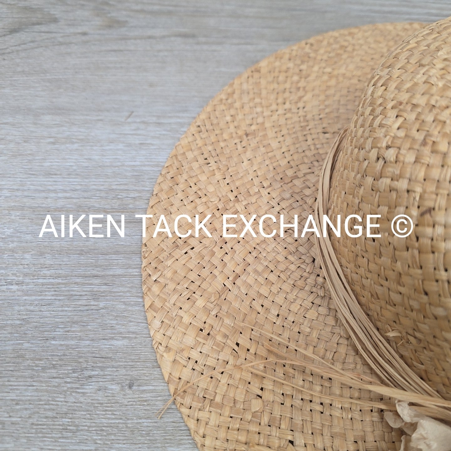 Bass Straw Derby Hat w/ Dried Flowers