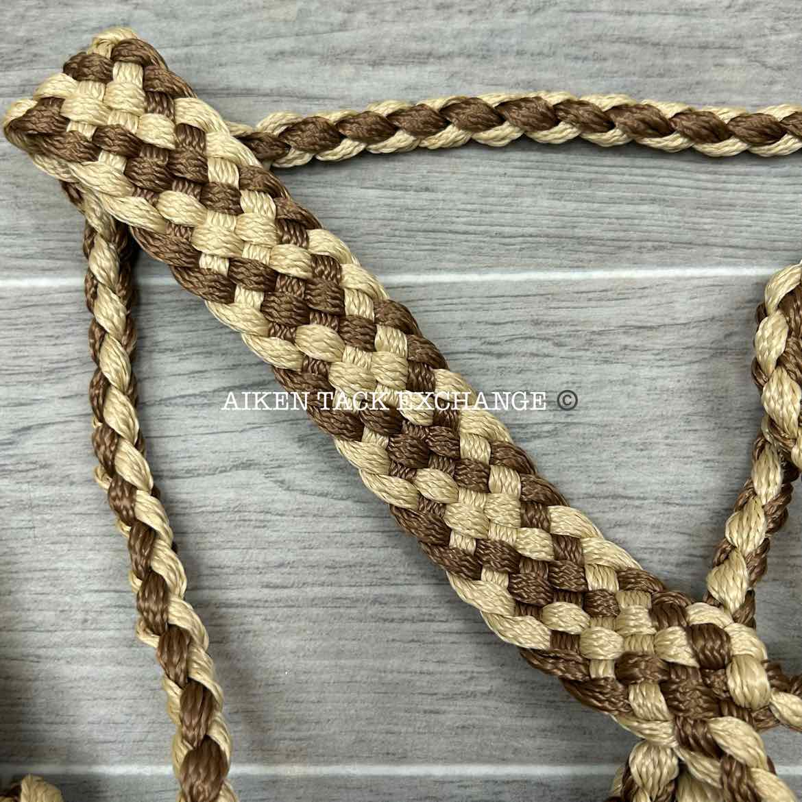 Braided Rope Halter with Lead