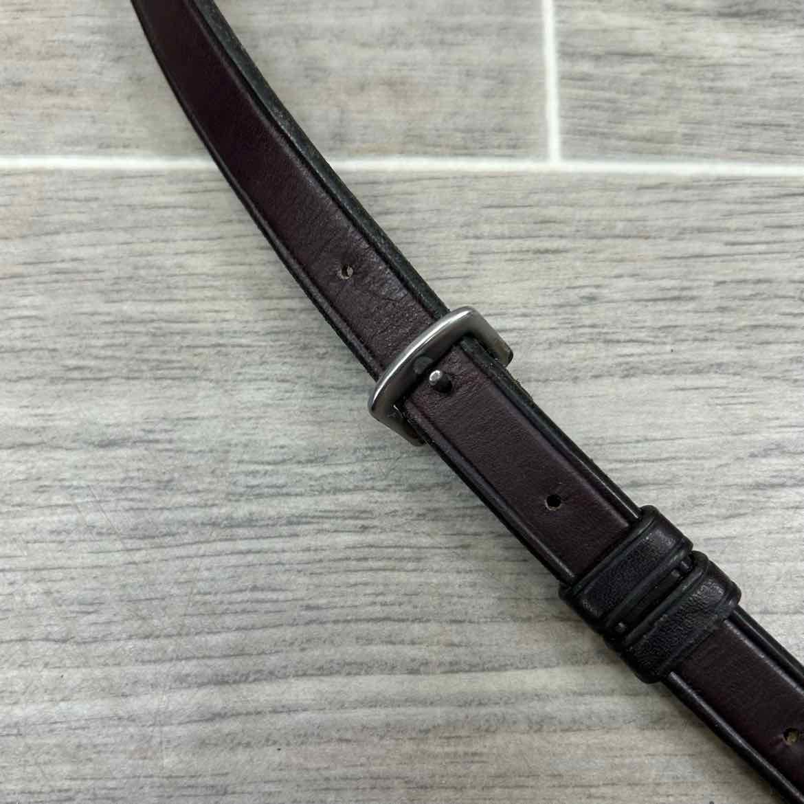 Rodrigo Raised Fancy Stitched Standing Martingale, Brown, Size Full