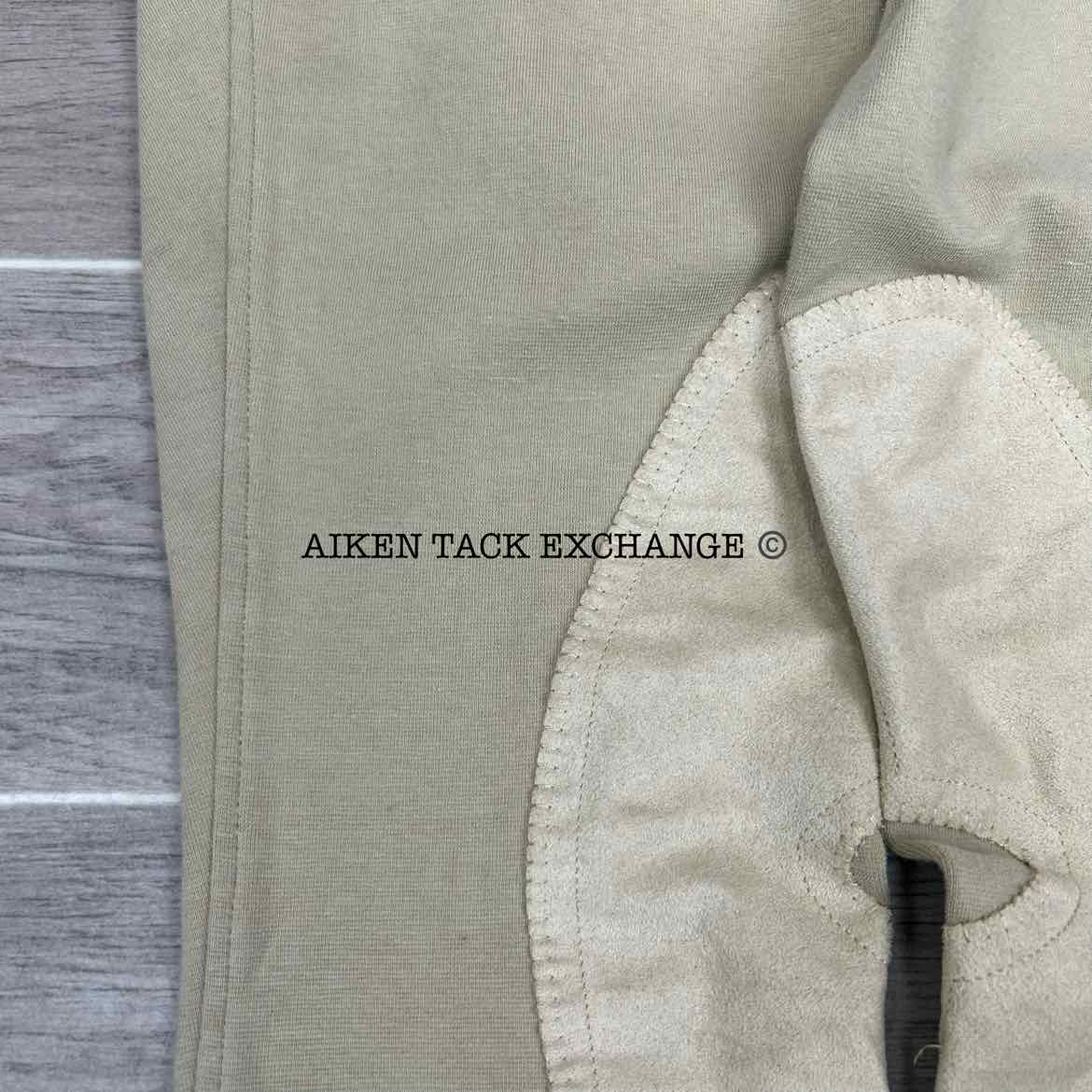 TuffRider Light Cotton Low Rise Knee Patch Breeches, Size 24