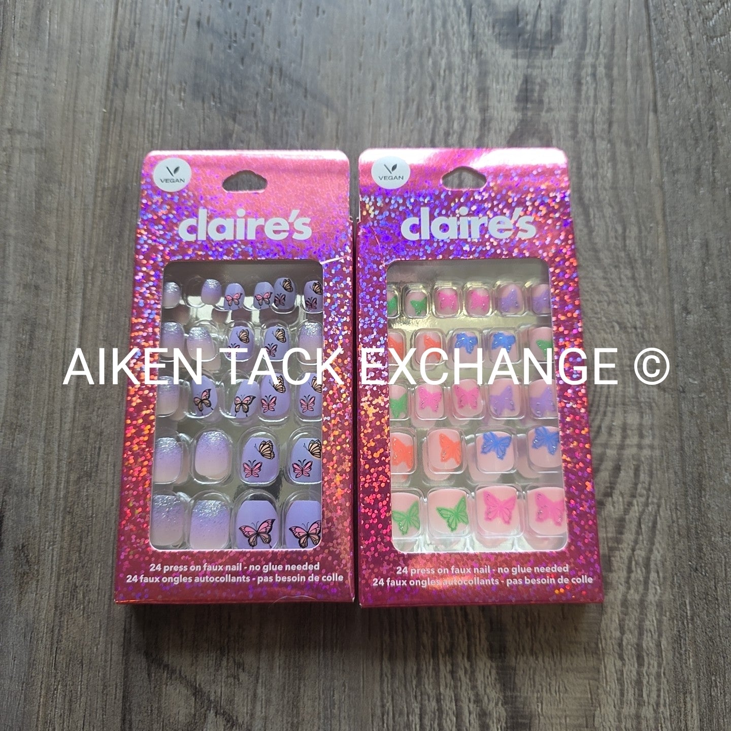 Claire's Press-On Nails (2 Sets) - 24 Count Each (48 Total) – Aiken ...
