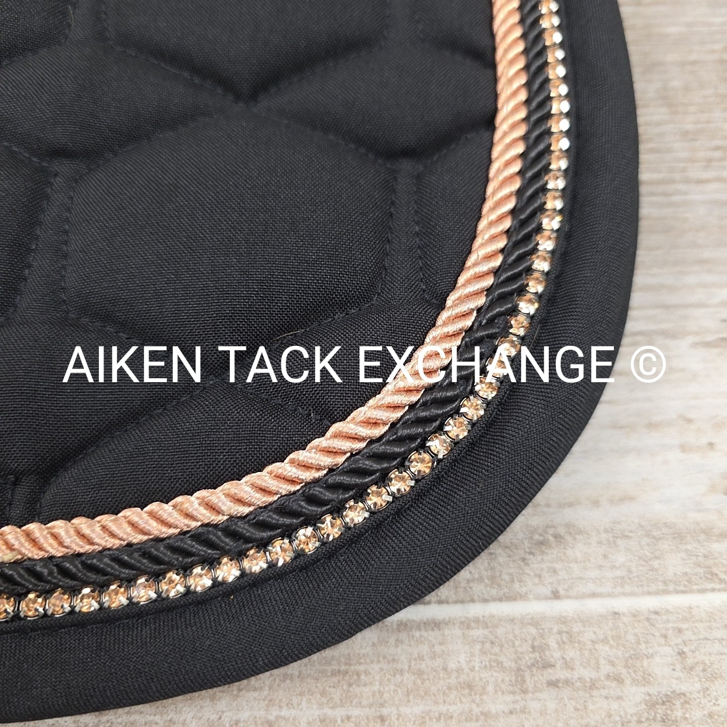 HKM Rose Gold Glamour Dressage Saddle Pad