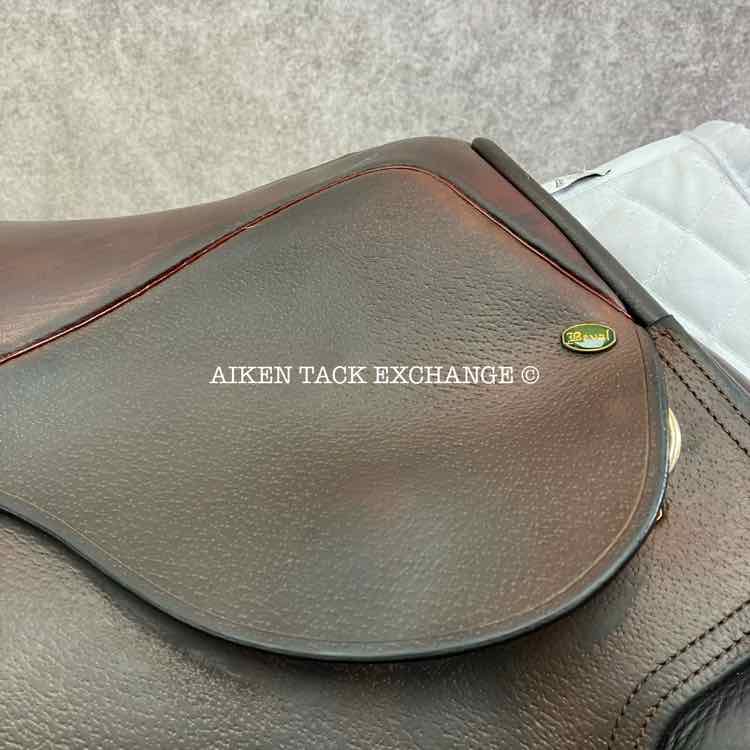 Beval LTD The Natural Close Contact Jump Saddle, 18" Seat, Medium Tree, Foam Panels