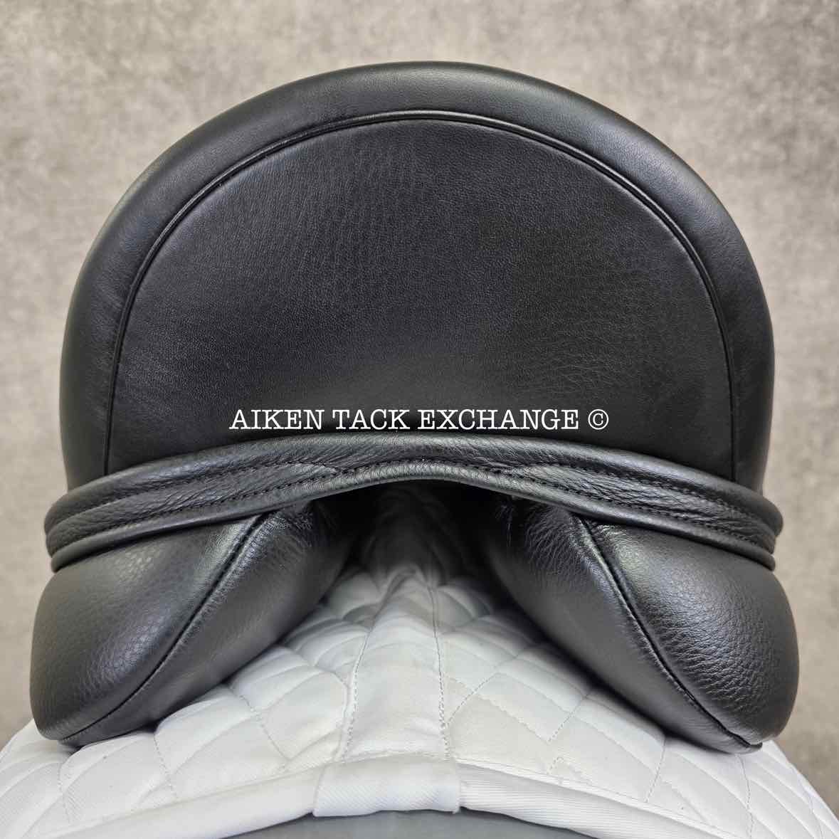 2023 Envy by Custom Saddlery Aurora Monoflap Dressage Saddle, 17" Seat, Adjustable Tree, Wool Flocked Panels