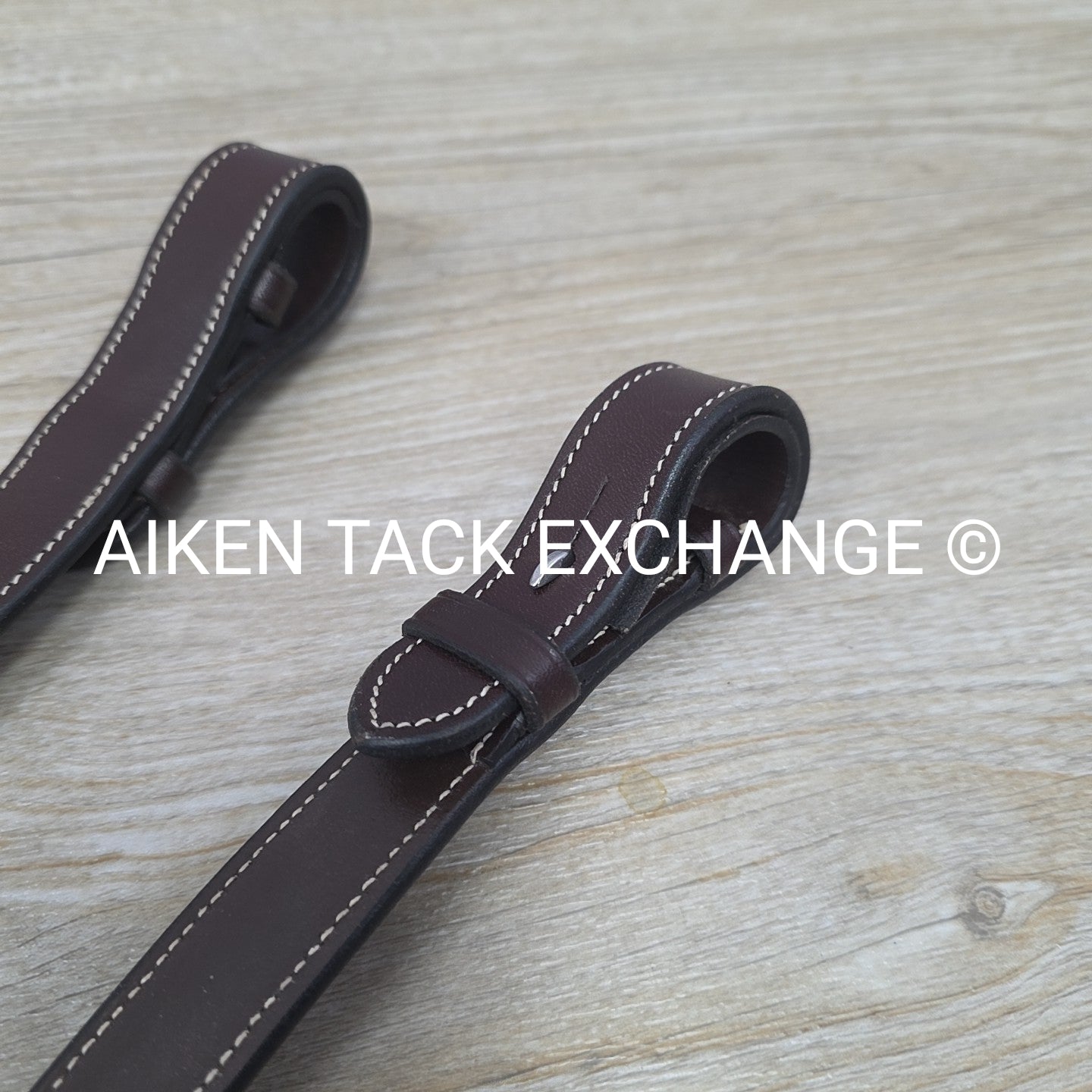 Nunn Finer Elena Laced Reins, Brown, 58"