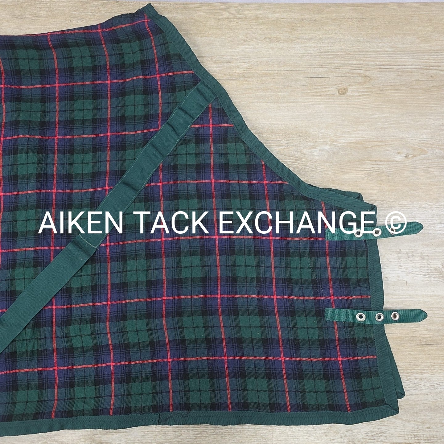 5/A Baker Original Tartan Plaid Stable Sheet, Size 72"