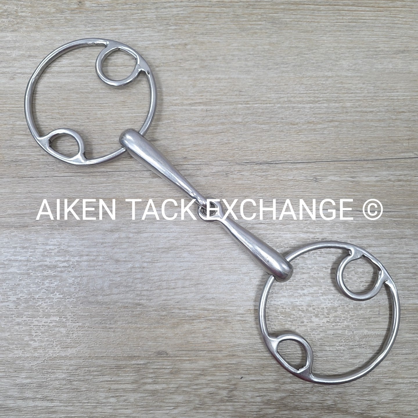 Single Joint Large Ring Beval Loop Gag Bit 5.5"
