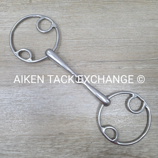 Single Joint Large Ring Beval Loop Gag Bit 5.5"
