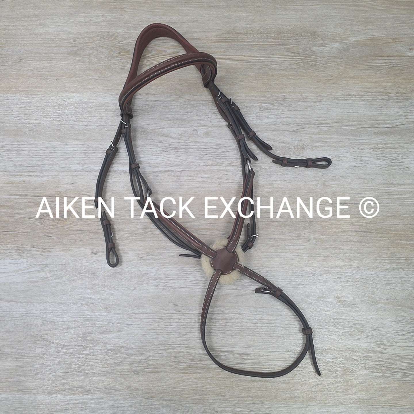 Arion Figure 8 Bridle, No Reins, Brown, Size Full