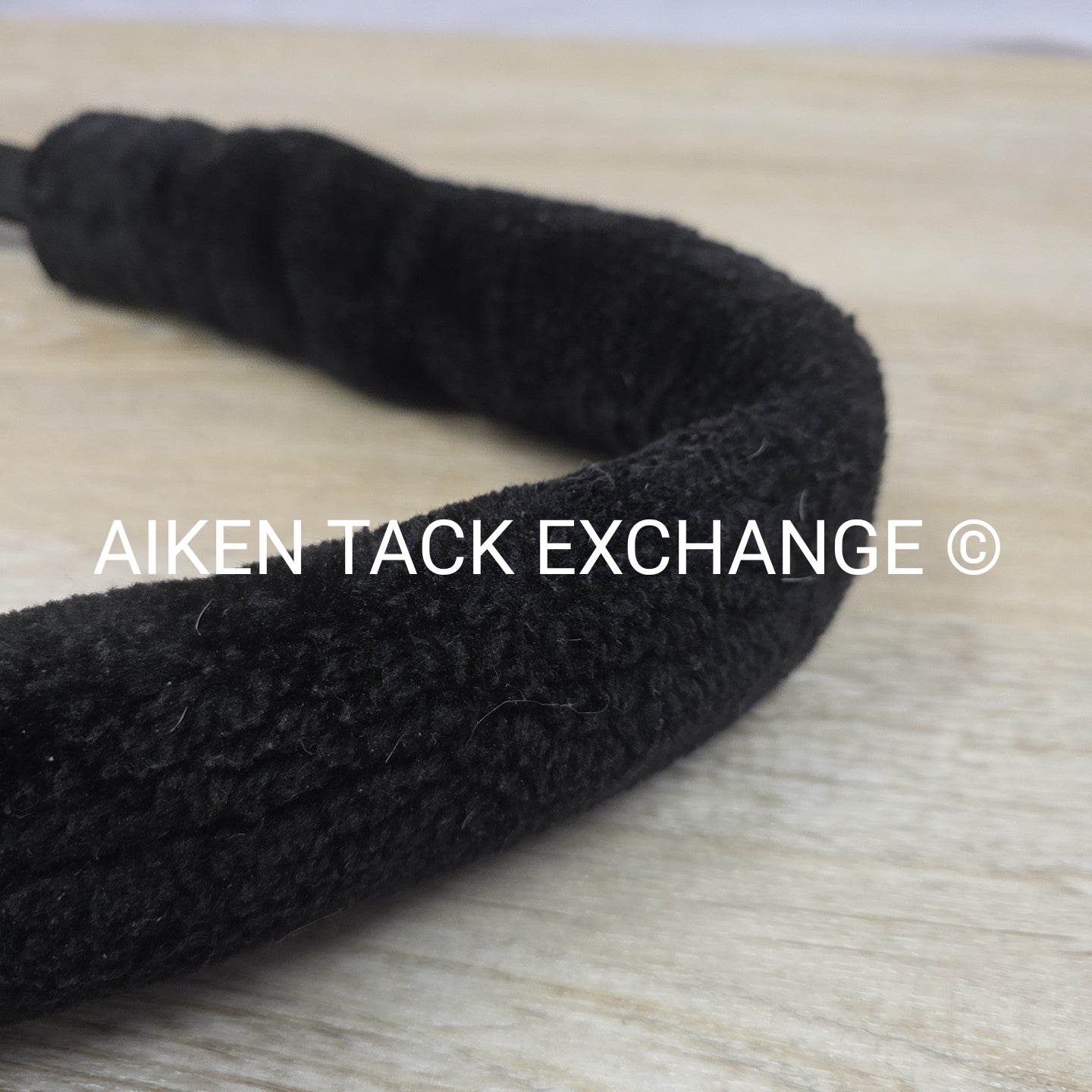 Cameo Fleece Halter, Black, Size Full