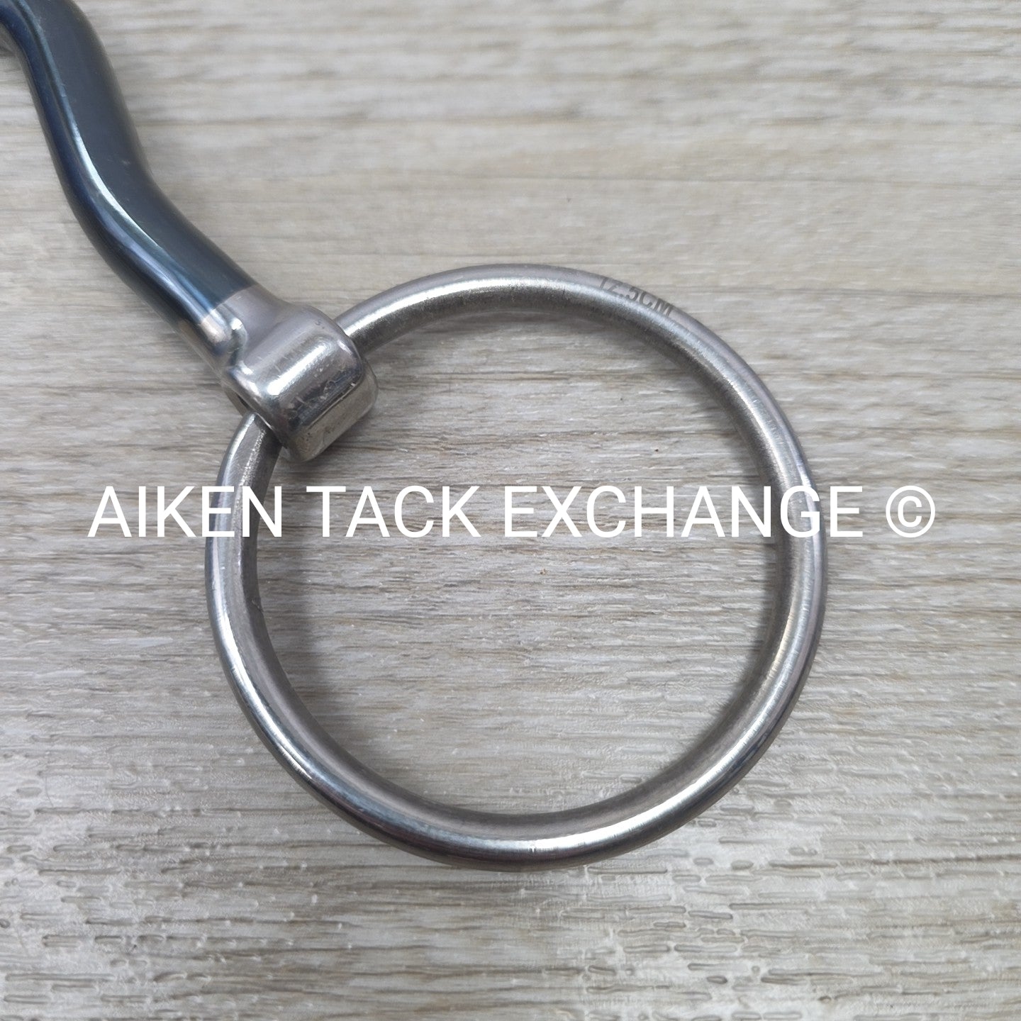 Shires Blue Alloy Loose Ring Mullen Mouth Bit 5"