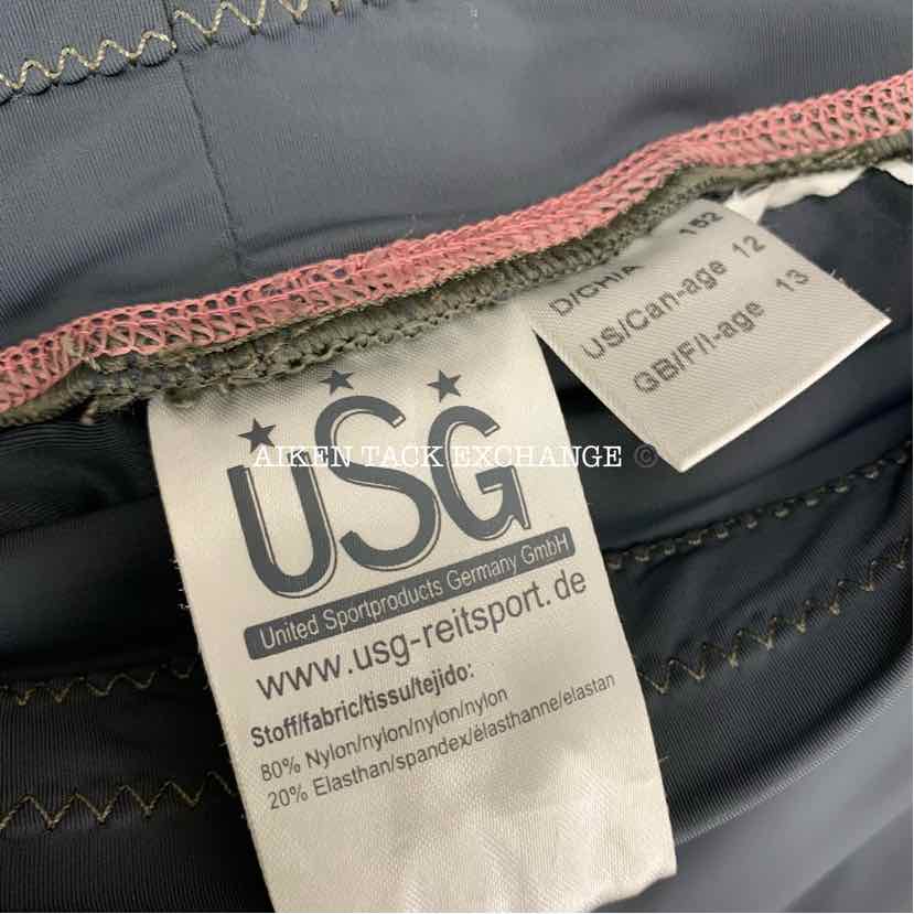 KL Select USG "Tina" Silicone Grip Full Seat Tights, Size 12
