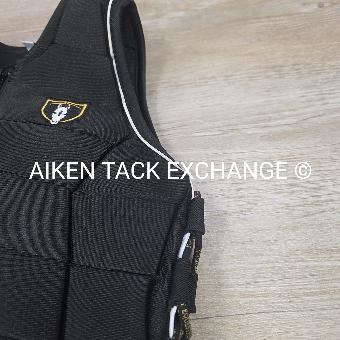 Tipperary Eventer Body Protector Safety XC Vest, Black, Size Youth Small YS - 30