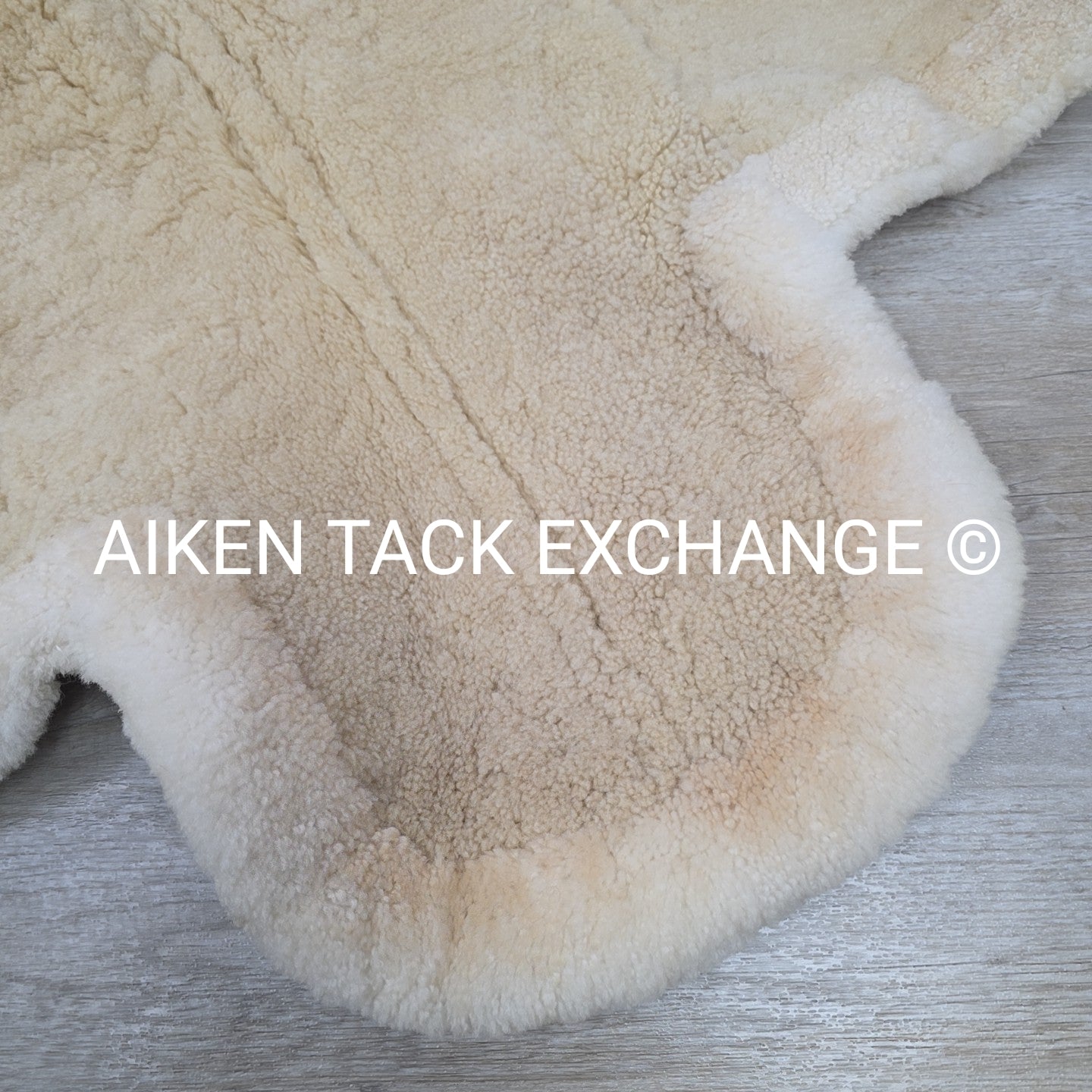 Fleeceworks Sheepskin Field HUnter Fox Hunter Pad with Front Roll & Full Trim
