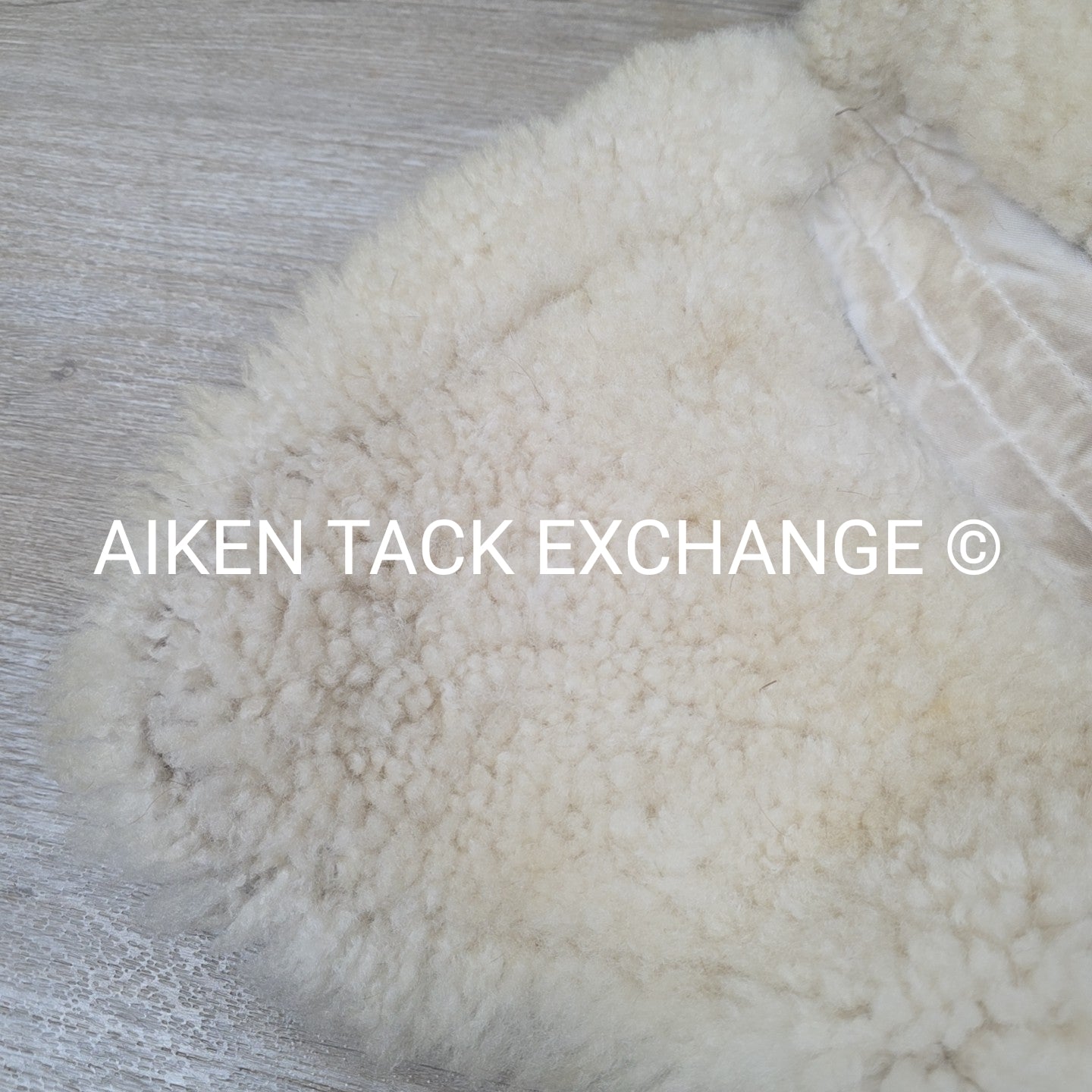 Mattes Platinum Dressage Sheepskin Half Pad with Rear Trim, Size Large