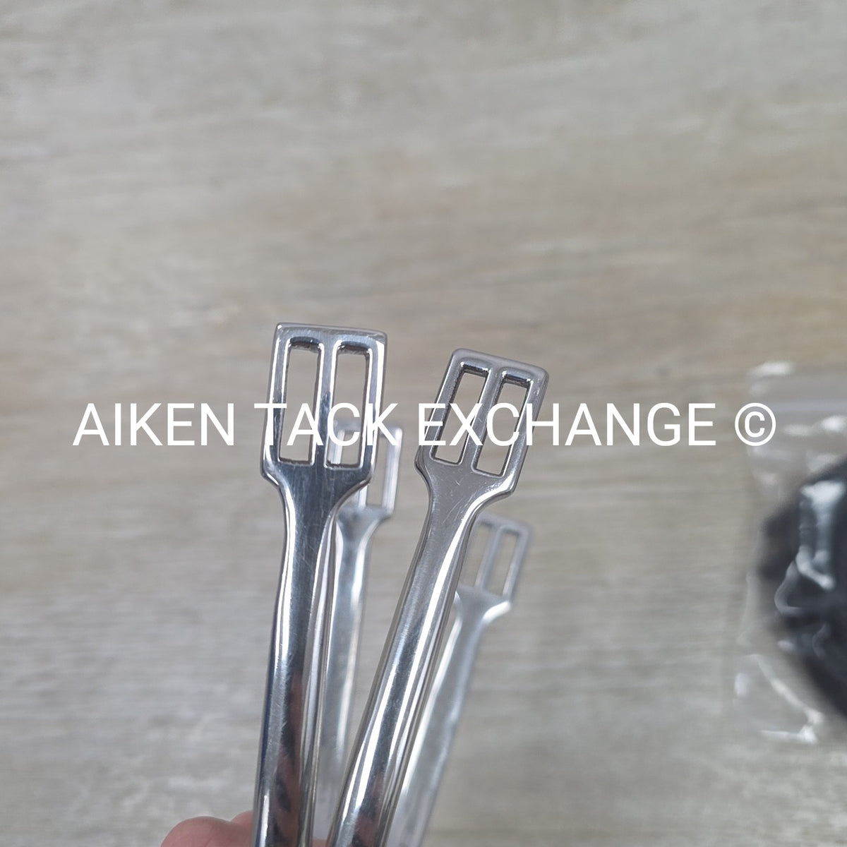 Long Neck Spurs with Braided Nylon Spur Straps, 46mm