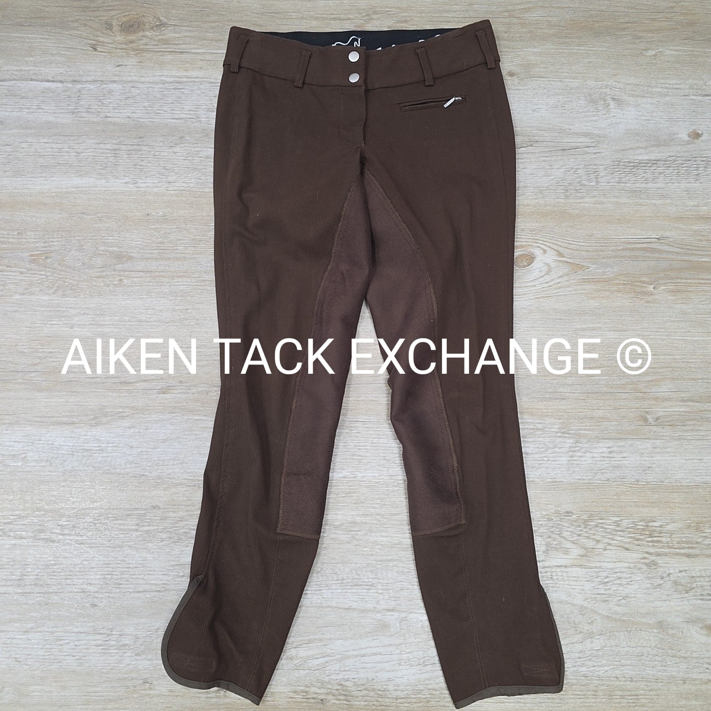 Goode Rider Ribbed Full Seat Breeches, Size 26